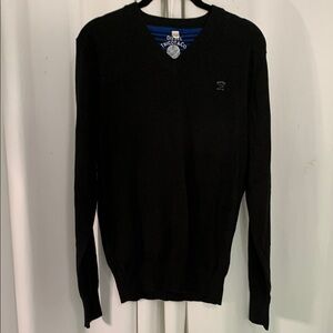 Diesel Black V-Neck Sweater